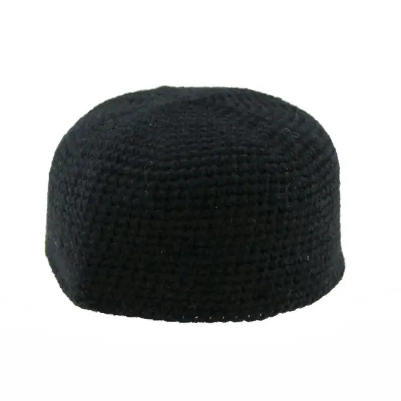 Factory Direct Supply in Stock Cheap Yaseen Brand Wool Yarn Breathable Muslim Islamic Religious Cap for Men All Seasons