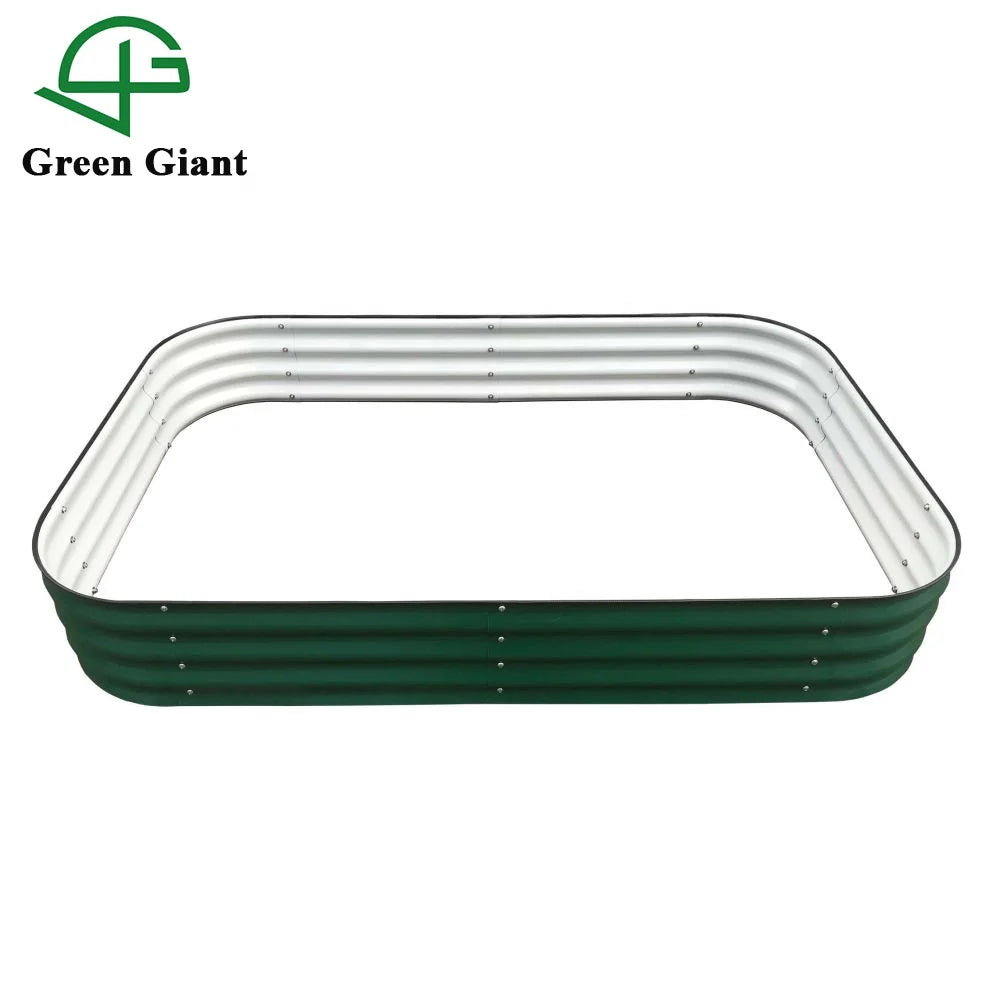 Huizhou Green Giant 11'' Tall 180x120x28cm Metal Modular Raised Garden Bed Kit