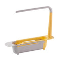 Telescopic Sink Shelf Kitchen Sink Organiser Soap Sponge Rack Sink Drainer Storage Basket Kitchen Bathroom Tools Accessories