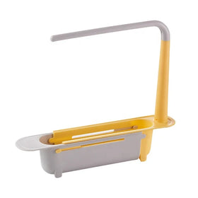 Telescopic Sink Shelf Kitchen Sink Organiser Soap Sponge Rack Sink Drainer Storage Basket Kitchen Bathroom Tools Accessories