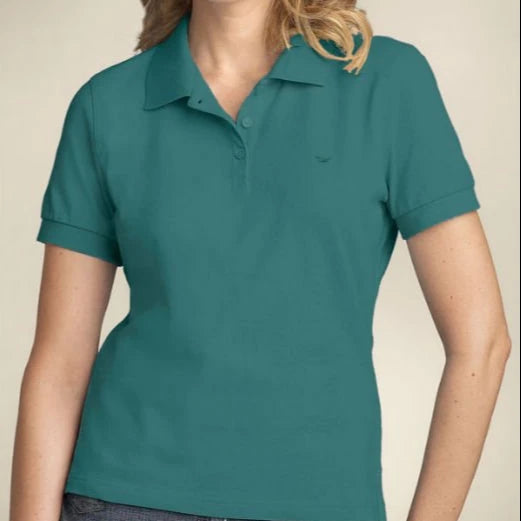 Women Formal 100% Cotton Solid Polo Shirt