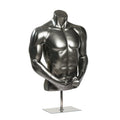 Half Body Cheap Fiberglass Used Male Torso Mannequins Plus Size