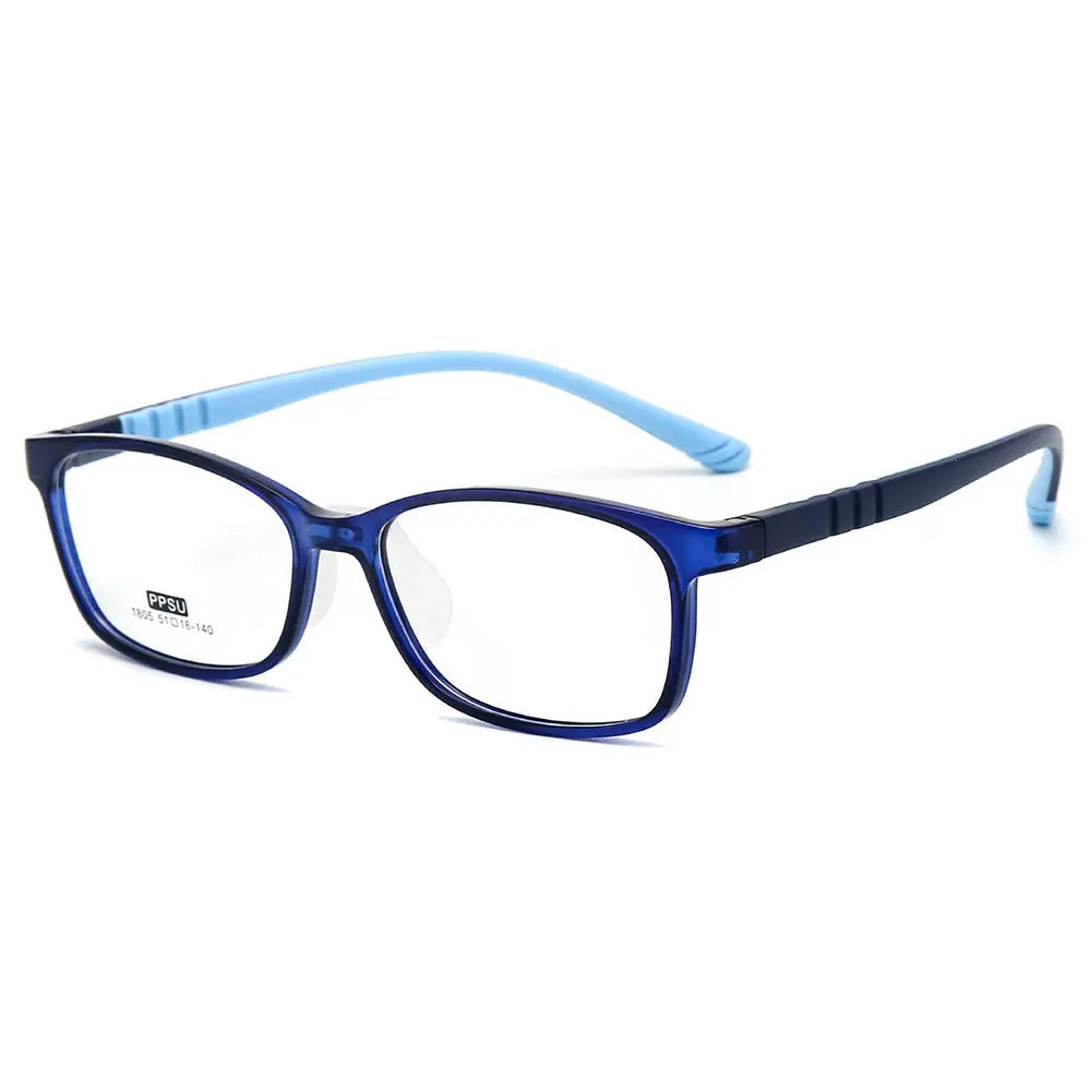 New Arrival Children's Glasses Eyewear Frame High Quality Flexible Safe Silicone Glasses Kids Anti-Blue Light Eyeglasses Frame
