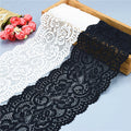 1 Yard of 10cm Wide Elastic Stretch Lace Trim Ribbon Fabric Wedding Dress Crafts Sewing DIY
