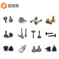 China Wholesale Knurled Thumb Screw Brass Aluminum Metal Black Custom Knob Screws M6 M3 Flat Head Stainless Steel Thumb Screw