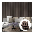Direct Wholesale Haoran Great Standard Guangdong Room Acoustic Partition Wall Sound Panels MDF Polyester Wood Veneer Customized