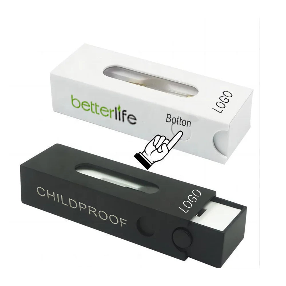 Custom Pre Packs Blister Packaging Pre Packs Pack Pull Tab Cardboard Box Cartridge Cosmetic Packaging Resistance Box Filler