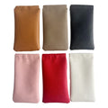 Custom PU Leather Pouches Portable Glasses Bag With Top Squeeze Closure Unisex Eyewear Protector Sunglasses case Cover Pouch