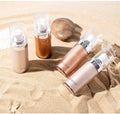 Long Lasting Shimmer Body Luminizer Oil for Women Bronze/Golden Shining Highlighter Lotion with Glowing Effect