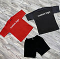 Customized Street Printed Cotton T-Shirt and Athletic Shorts Jogging Suit Men's Sports Suit