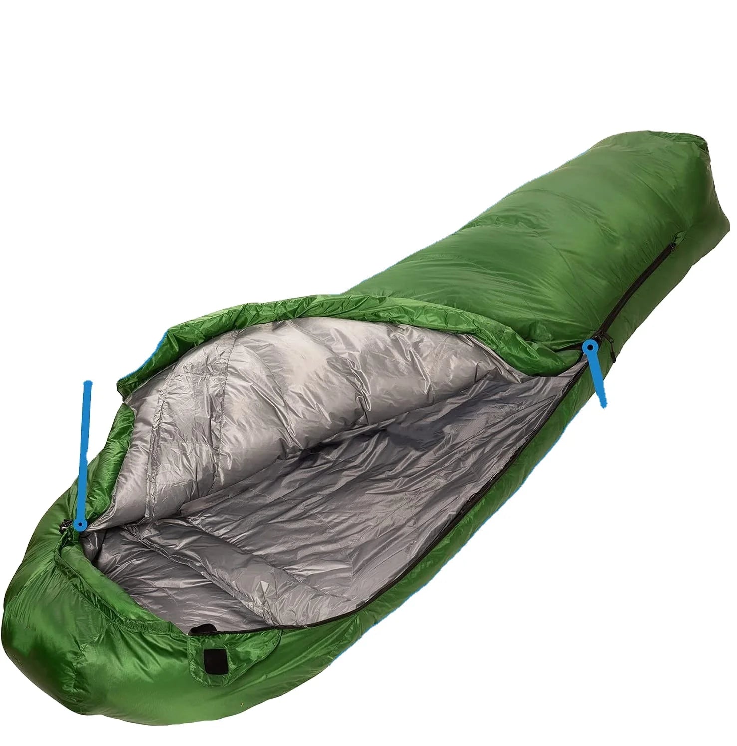 Woqi Wholesale Portable Proper Price Top Quality Outdoor Camping Multi-purpose Goose Down Emergency Sleeping Bags for Cold Weath