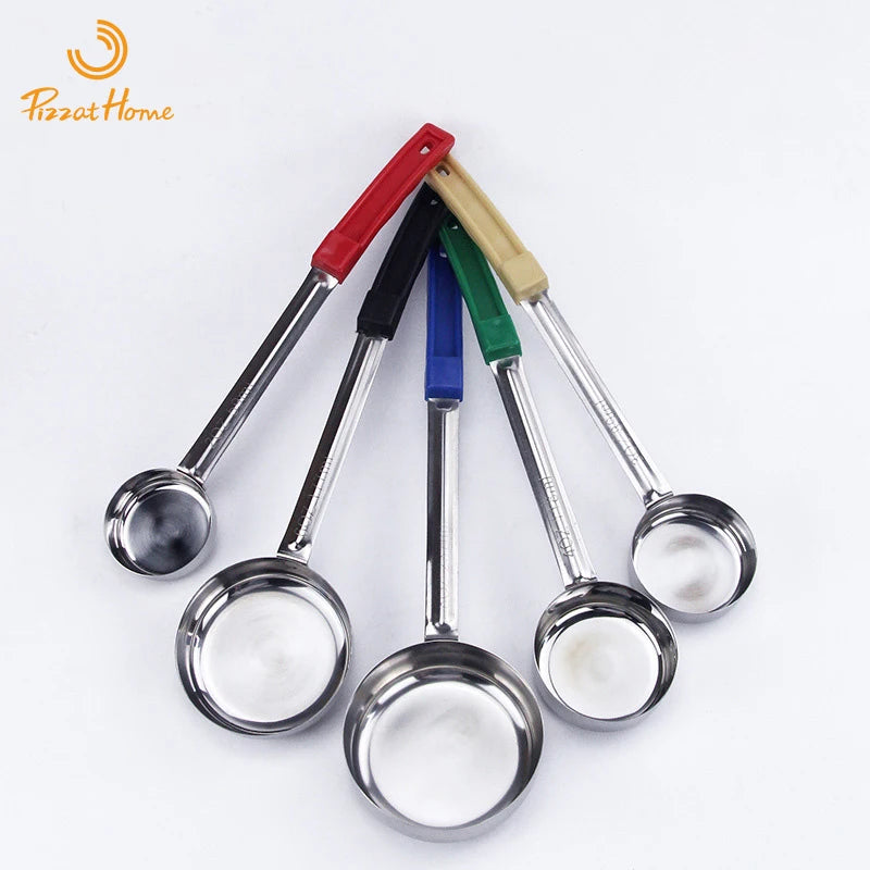 Pizza Spread Scoops 2 3 4 6 8 oz Pizza Tomato Sauce Measuring Spoons Suit