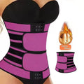 Women's Postpartum Waist Trainer Shaper Belt Elastic Tummy Tucker with Reusable Latex Removable Wrap for Waist Slimming