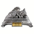 Custom Pet Memorial Urn with Sleeping Angel Cat Resin Ash Container for Beloved Pets Heartfelt Home Decor for Cat Lovers