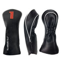 Wholesale OEM PU Leather Golf Headcover Embroidery Driver Golf Club Head Cover