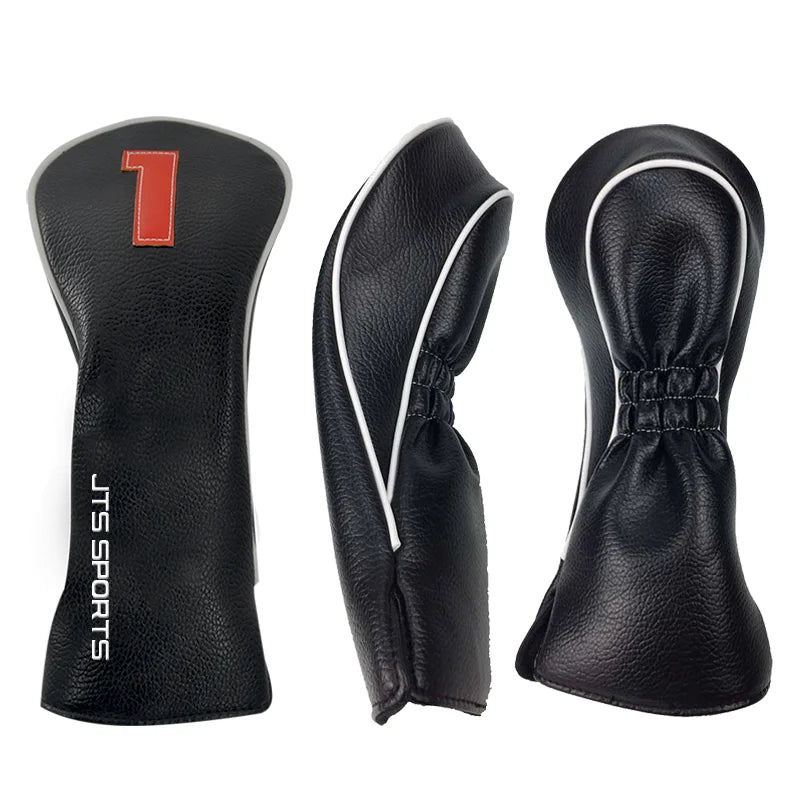 Wholesale OEM PU Leather Golf Headcover Embroidery Driver Golf Club Head Cover