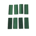 Natural Green Malachite Gemstone 22.5x8x2mm Flat Rectangle Sheet for Pendant Jewelry