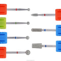 Professional Nail Drill Bit Diamond Dead Skin Polishing Ball Shape Electrical Accessories Manicure Drill Milling Cutter Bits