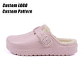 BreezeStep Soft Sole Flat Closed Toe Indoor Cozy Slippers Solid Color Light Weight Thermal Lined Slip on Style for Spring Season