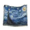 Cotton/Polyester Woven Quilted Throw Jacquard Mink Blanket-Portable for Home Travel & Hotel Use