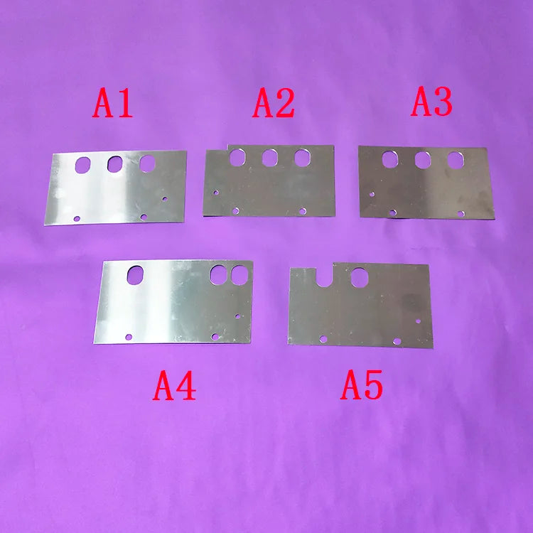 A1 A2 A3 A4 A5 99x63.5mm 104x63.5mm 108x63.5mm Steel Plate for KBA