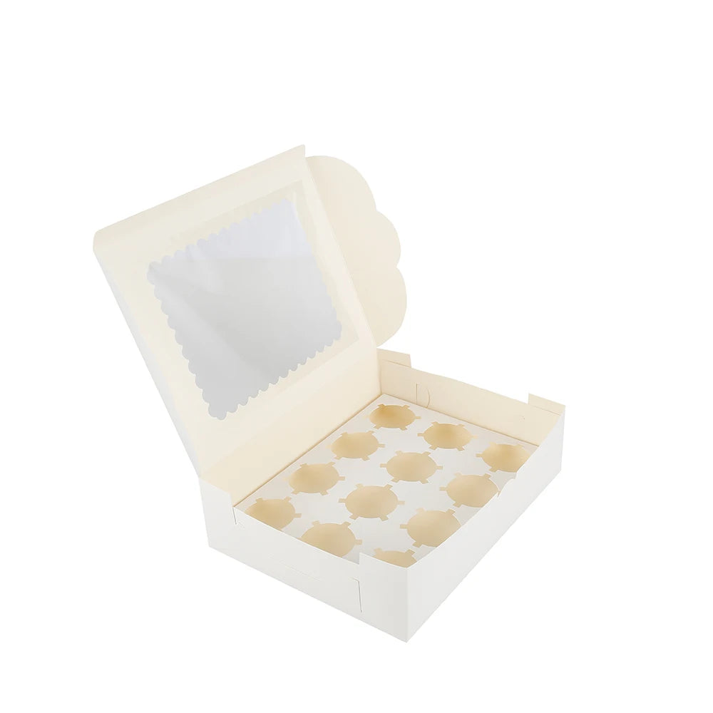 Hot Sale Cupcake Boxes for Birthday Mini Cupcake Boxes Cupcake Box with clear Window