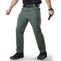 Men's Breathable Ribstop Elastic Quick Dry Tactical Pants Trousers Combat Pant Hiking Hunting Worker Pockets Working  Pant