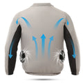 Summer Body Fan System Cooling Jacket 5V Battery Power Women Men Air Condition Clothes Fan Cooling Cloth