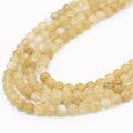 Wholesale Citrine Round Loose Gemstone Stone Beads for Jewelry Making Bracelets Necklaces