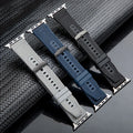 Ultra 2 Hybrid Silicone Fabric Band for IWatch 49mm Wrist Strap for 987654se Watch 45mm Silicone Watch Strap