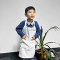 Qualisub Sublimation White Aprons Blanks for Kids with Two Pockets