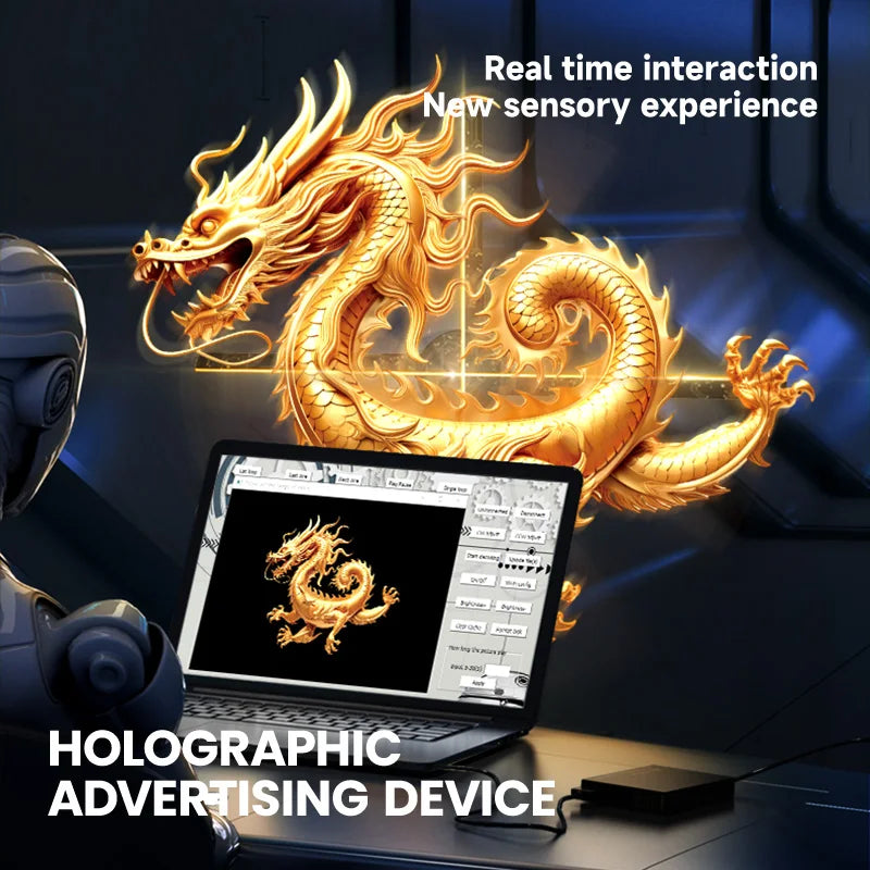 COUES 100cm-180cm HD Advertisement Equipment 3D Hologram Fan HDMI Projection Screen Holographic Projector Display Custom ODM/OEM