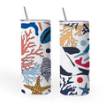 Topjlh Wholesale Sublimation 15oz Stainless Steel Straight Tumbler With Straw Custom Design Sublimation Blanks