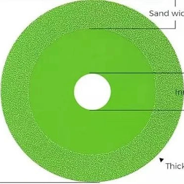 Diamond Saw Blade for Cutting Hard Ceramics Hot-Press  Blade