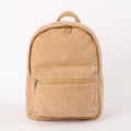 Wholesale Custom Personalized Winter Soft Fashion Teenage Ladies Furry Fluffy Sherpa Dayback School Bags Teddy Backpack Bag
