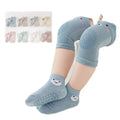 Autumn and Winter Children's Knee Pads Cartoon Dispensing Non-slip Socks Crawling Toddler Suit