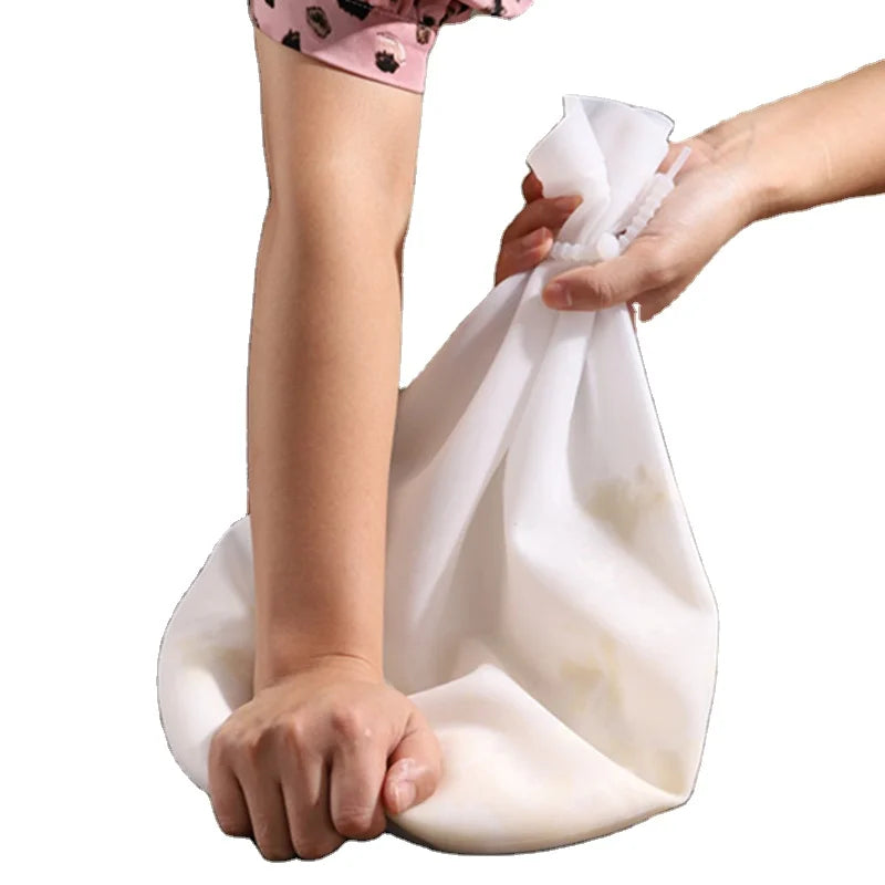 Pastry Pizza Tortilla Flour Mixing Bag Versatile Silicone Kneading Dough Bag for Bread