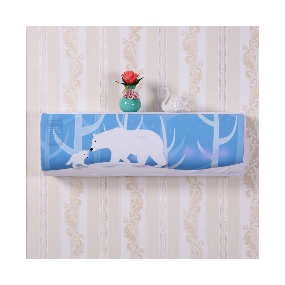KANGSHI Art Deco Dacron Hanging Air Conditioner Dust Cover