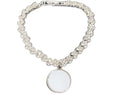 RubySub New Rhinestones Hip Hop Sublimation Bracelet Jewelry Blanks With Circle Charm