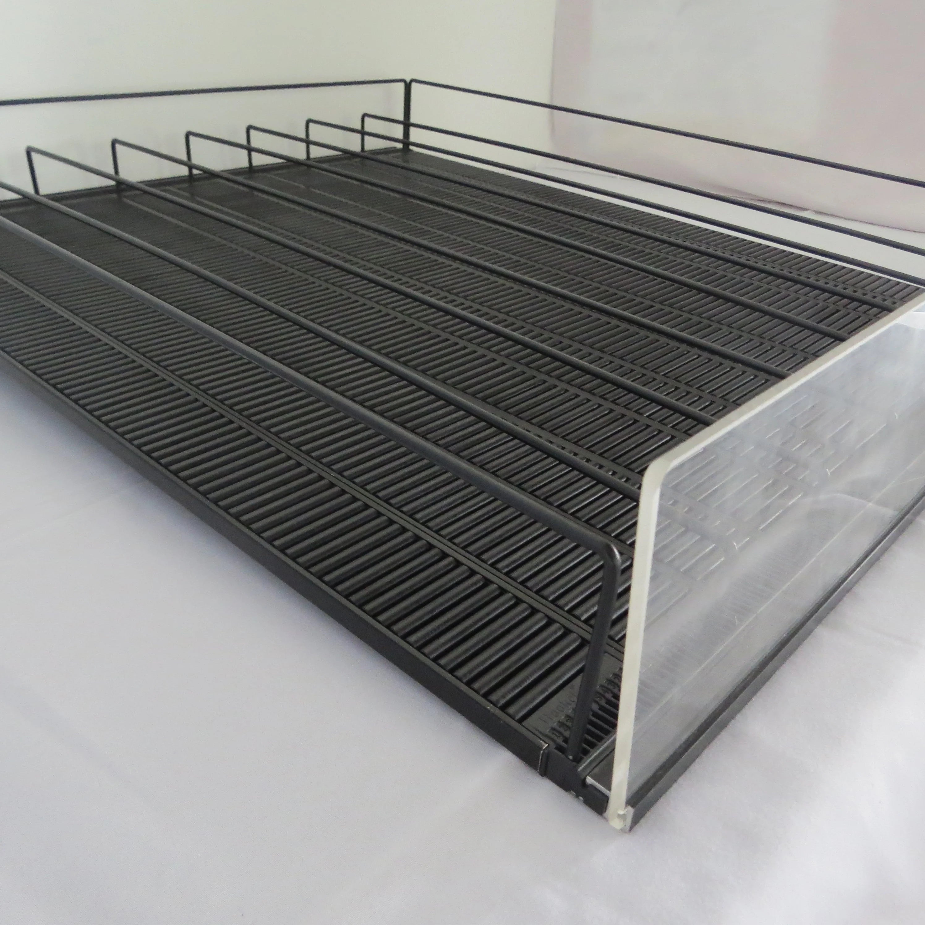Hookei Soda Glides Gravity Flow System Shelf Roller Liquor Store Cooler Shelving for Refrigerator Shelf Trays