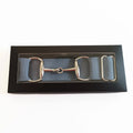 FREE ENGRAVE LOGO NO MOQ Window Box Package 1.5 Inch 4cm Wide Elastic Buckle Equestrian Western Riding Snaffle Belt