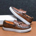 Leisure Daily Moccasin Men's Casual Shoes Big Size Walking Style Dress Shoes & Oxford Outdoor Comfortable Dress Shoes