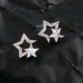 REETI 925 Sterling Silver Star Stud Earrings for Women 2021 New Trend Personality Lady Fashion Jewelry