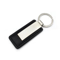 Laser Engraving Custom LOGO Metal Key Chain Personalized Luxury Leather Keychain for Promotional Gift