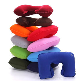 Promotional Lightweight Travel Pillow Inflatable U Shape Neck Pillow