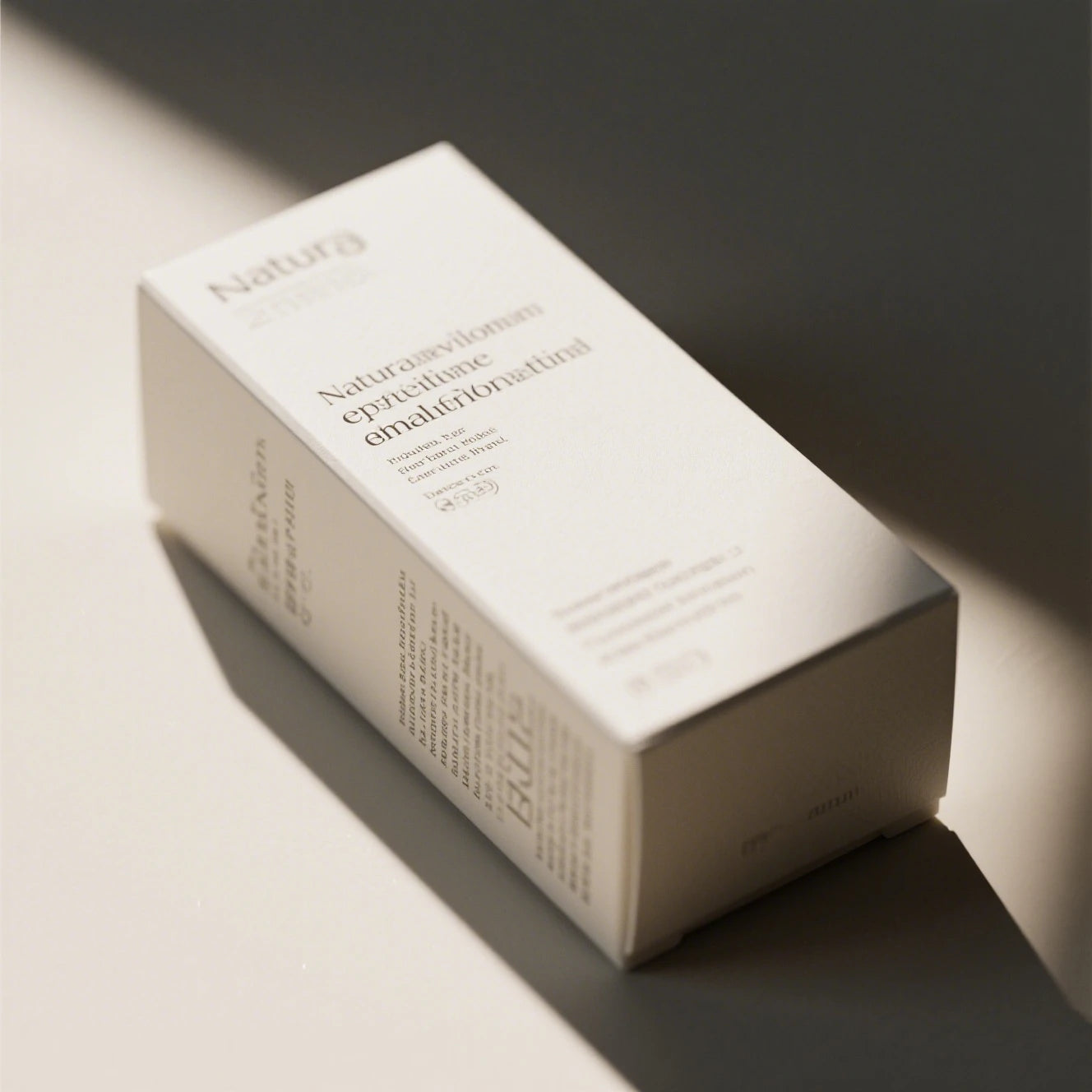 Custom Paper Box Packaging Recycled Cosmetics Bottle Makeup Carton Tuck Oil  Cream Packaging Box