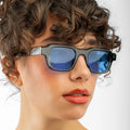 2025 Retro Sun Glasses Women Outdoor Shades Eye Glasses Custom LOGO Fashion Small Square Frame Y2K Sunglasses Men Wholesale