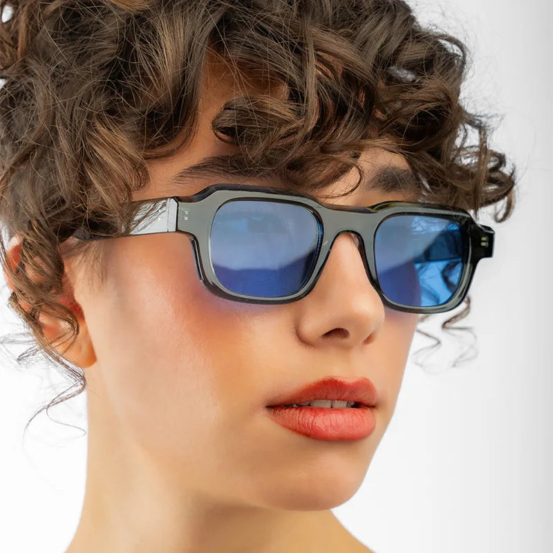 2025 Retro Sun Glasses Women Outdoor Shades Eye Glasses Custom LOGO Fashion Small Square Frame Y2K Sunglasses Men Wholesale