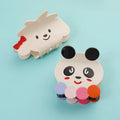 Midairy Customize Hair Accessories New Design Funny Acetate Cartoon Cute Claw Clips Hair Claw for Woman Girls 4796