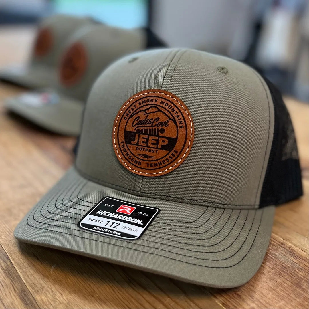 OEM High Quality Custom 6 Panel Pre Curved Brim Embroidery Patch Logo Blank Mesh SnapBack Richardson Style 112 Trucker Hats Cap